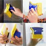 Bhanda Kunda Magnetic Window Cleaner Double Side Glass Wiper Surface Brush Cleaning