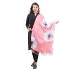 Big Flowers Printed Shawl For Women