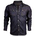 Bikram Sambat Tunic Denim Double Pocket Shirt For Men