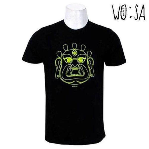 Black Bhairab Printed T-Shirt For Men