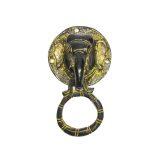 Brass Elephant Design Door Knock
