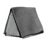 Black Cashmere Colour Shaded Muffler For Women