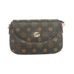 Black Cg Bag With Yellow Belt For Women