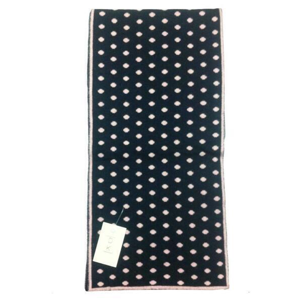Black Dotted Pashmina Scarf For Women