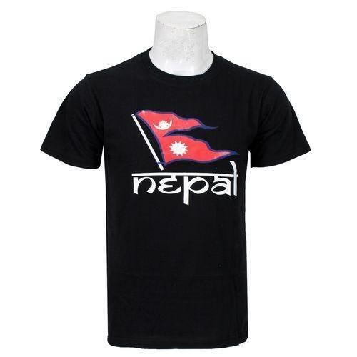 Black Flag Printed 100% Cotton T-Shirt For Men