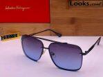 Black Frame Square caravan Design Blue Shades Trendy Sunglasses For Men