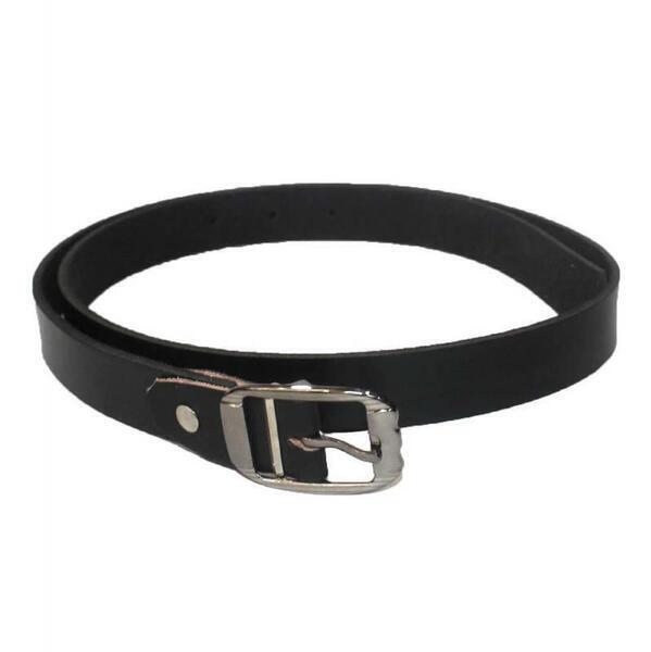 Black Plain Belt For Women