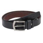 Plain with white stitching Casual 100% Genuine Leather Belt for Men