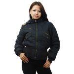Polyester Front Pocket Design Jacket For Women