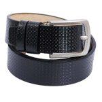 Shiny Textured Belt For Men