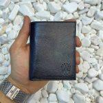 Two Folded Faux Leather Purse