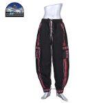 Black Two Toned Side Pocket Trouser For Men