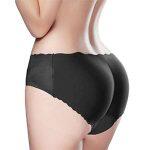 Black V Shape Padded Panties Underwear Shape-Wear Hip Lifter