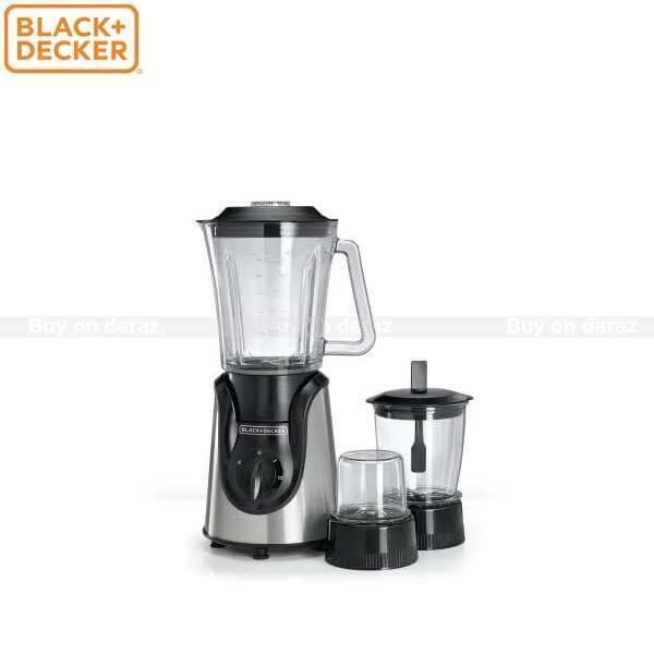Black+Decker 600W Blender With Grinder And Mincer Chopper - BX600G-B5