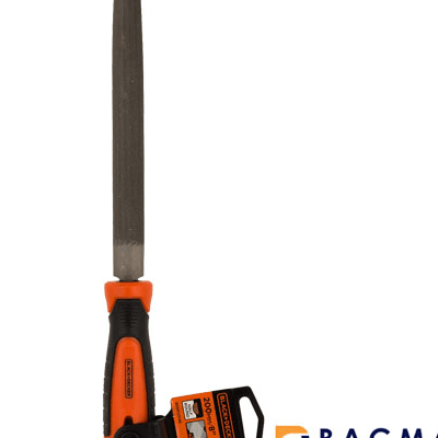 DECKER BDHT22146 Steel 200mm 2nd Cut Half Round File