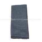 Blue Cashmere Blend Emroidered Scarf For Women