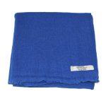 Blue Cashmere Plain Muffler For Women
