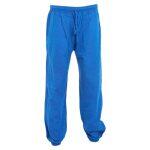 Blue Cotton Back Pocket Design Joggers For Men