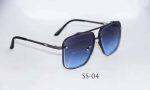 Blue  Grey Transparent Sunglasses For Men