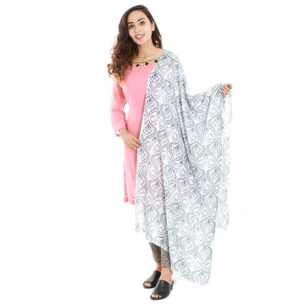 Printed Cashmere Shawl for Women