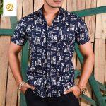 Blue White Shirts for Men