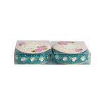 Blue/White Stone Embellished Washi Tape - 2 Pieces