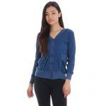 Woolen Side Pocket Design Sweater For Women