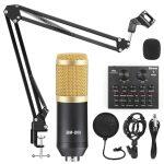 Bm 800 Microphone Studio Recording Kits Bm800 Condenser Microphone For Computer V8 Sound Card Bm-800