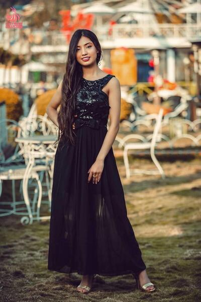 Botaneck Tube Styled Long Dress For Women
