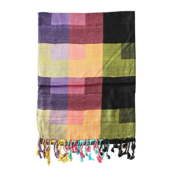 Box Printed Pashmina Shawl For Women