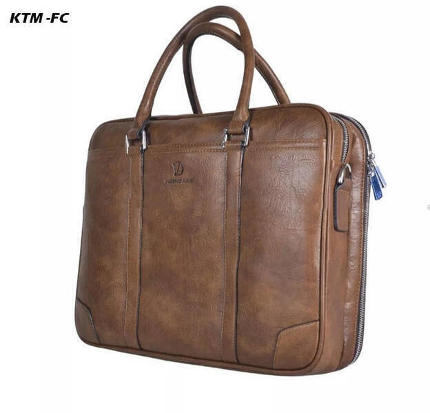 Brown Leather Crossbody Vintage 15 Inches Laptop/Business/Messenger/Travel/Crossbody/Hand Bag By KTM