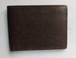 Brown Men Slim Leather Wallet