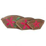 3 In 1 Flower Printed Stitched Purse For Women