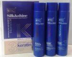 BTC Silk & Shine Innovative Hair Care Brazil Keratin 3 in 1(Shampoo+Keratin+Conditioner)