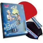 Butterfly 501 Wood, Rubber Table Tennis Racket Set