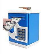 Cable World® Money Safe ATM Kids Piggy Savings Bank with Electronic Lock Piggy Bank ATM with Password ( Assorted Color ) ( Multi Design )