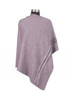 Cashmere/Wool Natural 4-Line Handwork Poncho/Cape For Women