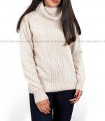 Cashmere/Wool Turtle Neck Nagbeli Sweater For Women