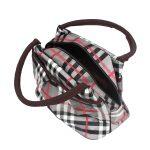Checkered Printed Handbag