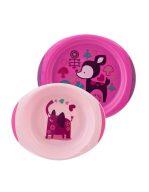 Chicco Dish Set For Girl 12M+