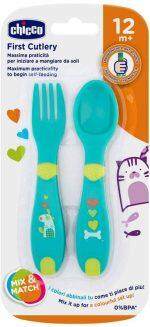 Chicco First Baby Cutlery Neutral