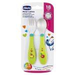 Chicco Metal Cutlery 18M+ Girl Neutral