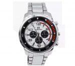 Chronograph Design White Dial Fancy Watch For Men