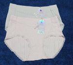 Comfort Shape Lace Mid Waist Panty - 2 Pcs
