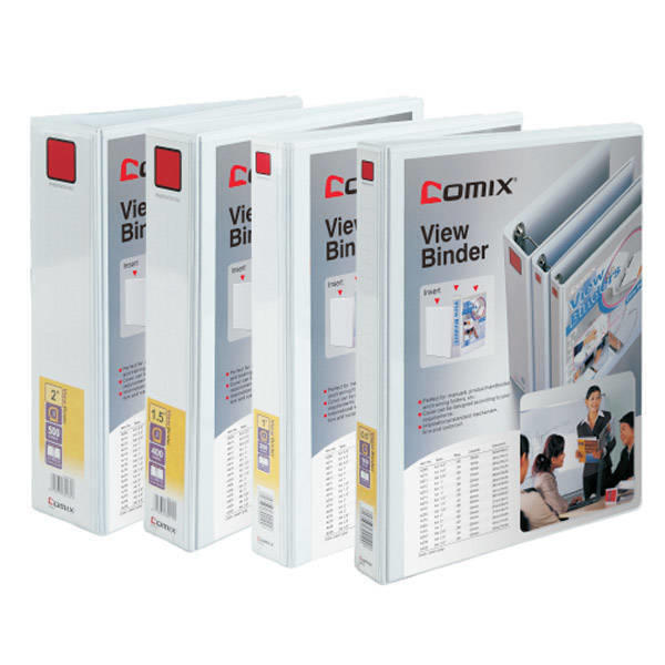 Comix 3 Inch 3 Ring view Binder/ Three Ring Binder from Mitrata