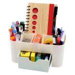 Compartment plastic Mesh Desk Organizer Stationary Storage Stand Pen