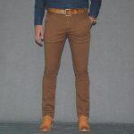 Cotton Stretchable Slim Fit Chinos For Men