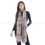 Cream/Grey Barbari Scarf For Women