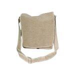 Cream Hemp Cross Body Bag