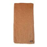 Cream Solid Design Pashmina Shawl For Women